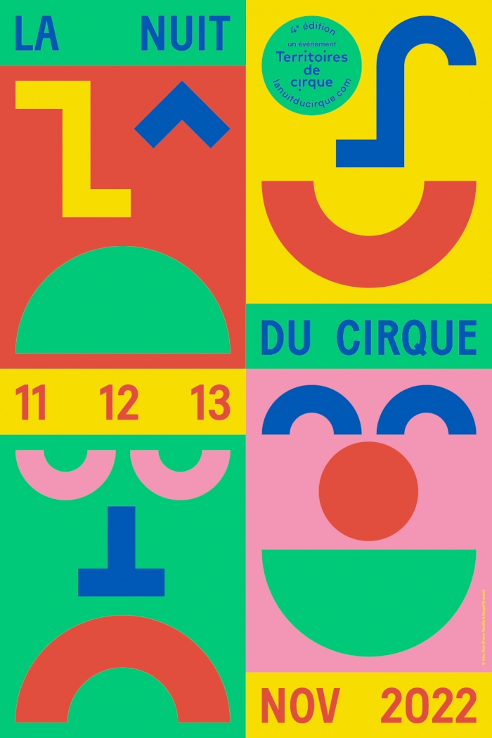 affiche de la nuit du cirque 2021